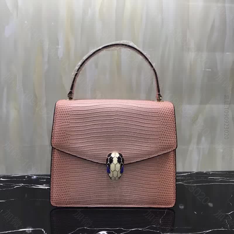 【Bvlgari】宝格丽专柜serpenti黑色和白色珐琅浅金镀金蛇首形