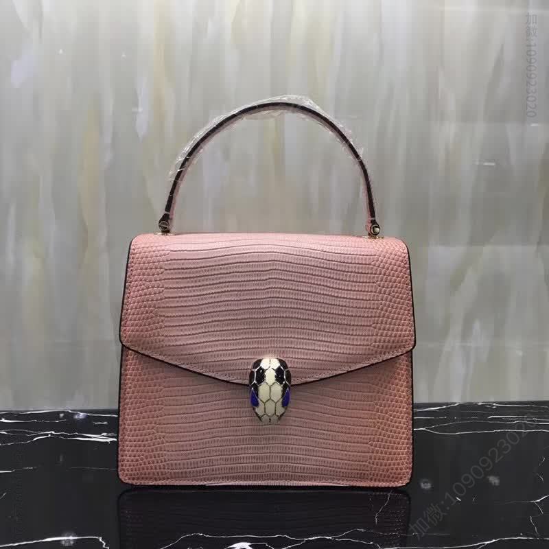 【Bvlgari】宝格丽专柜serpenti黑色和白色珐琅浅金镀金蛇首形