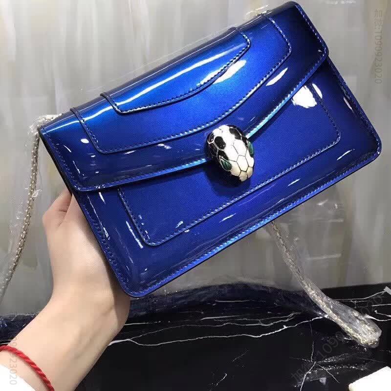 【Bvlgari】宝格丽专柜新款链条小包39174漆皮系列