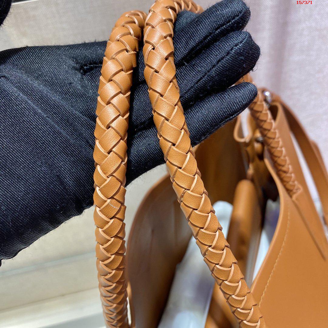 新款编织手袋编织提手设计可拆卸 A货普拉达女包 原单普拉达 1BG775