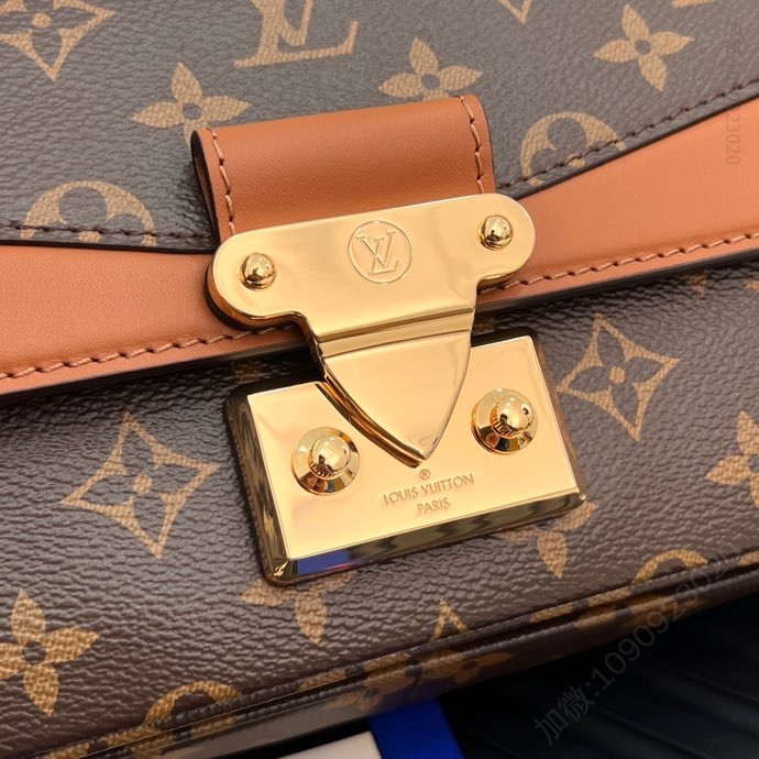 LV链条包 Marceau 棕色 M46127 Pochette Métis 路易威登链条包手袋 M46127