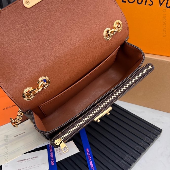 LV链条包 Marceau 棕色 M46127 Pochette Métis 路易威登链条包手袋 M46127