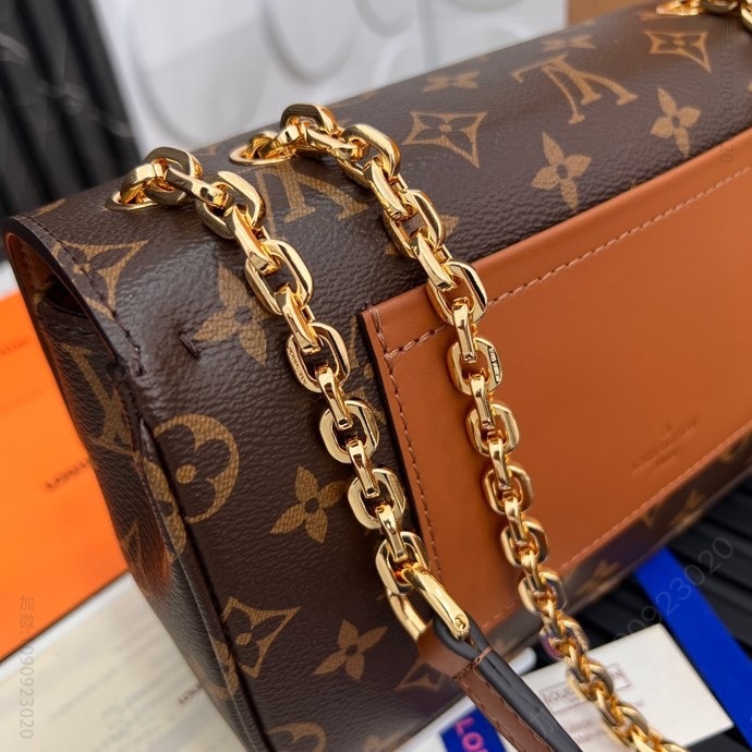 LV链条包 Marceau 棕色 M46127 Pochette Métis 路易威登链条包手袋 M46127