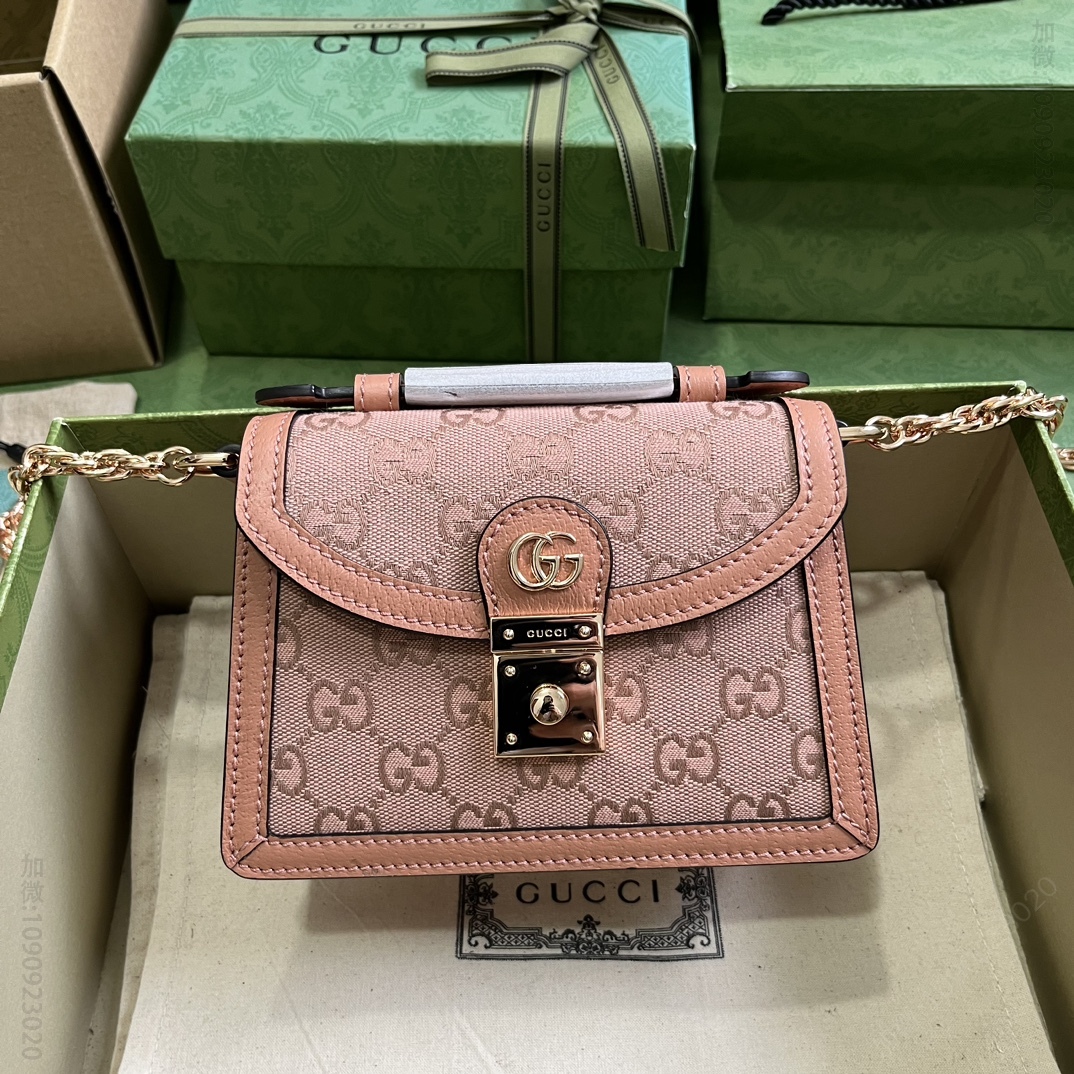 古驰肩背包 Gucci Ophidia系列GG迷你肩背包 古驰女包 
