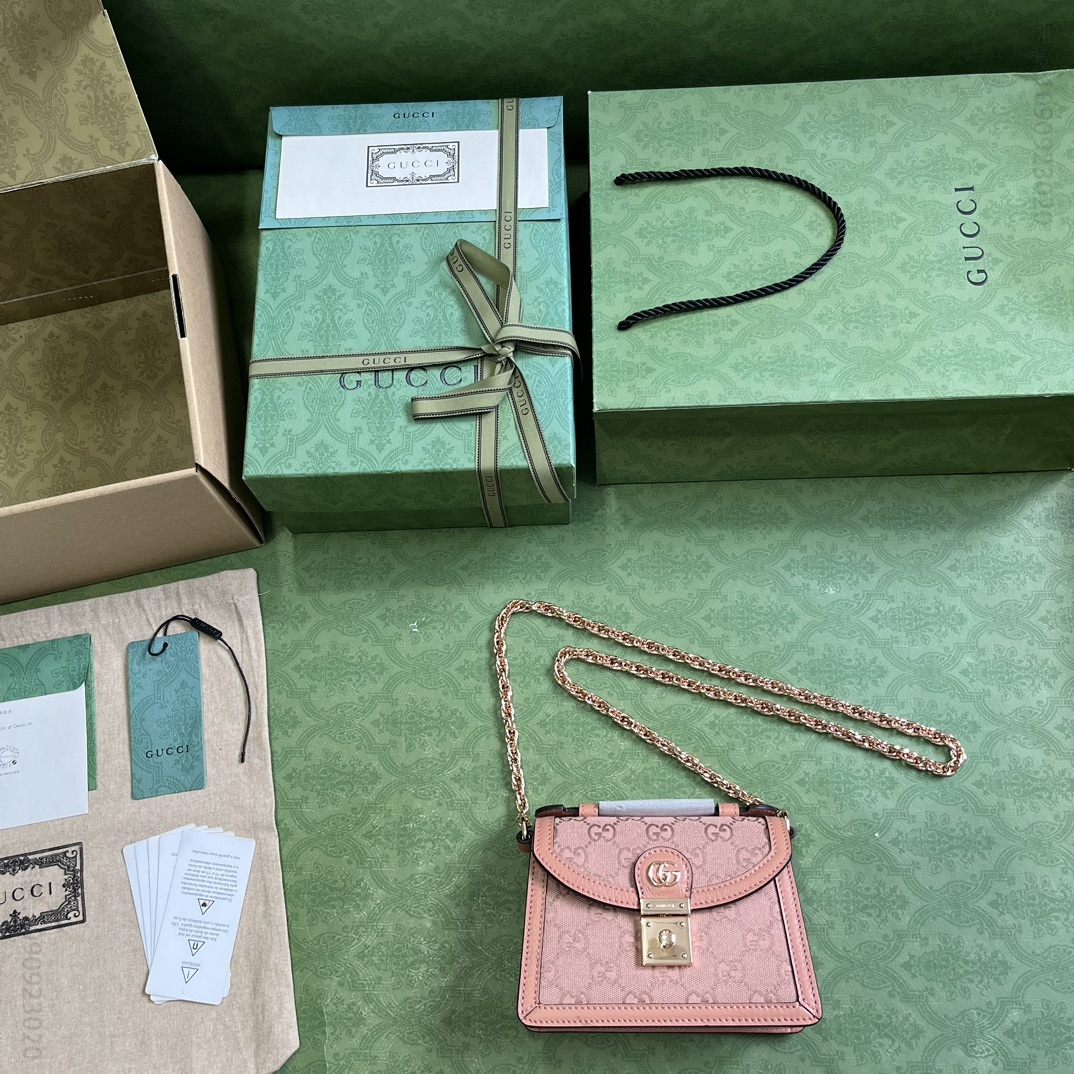 古驰肩背包 Gucci Ophidia系列GG迷你肩背包 古驰女包 