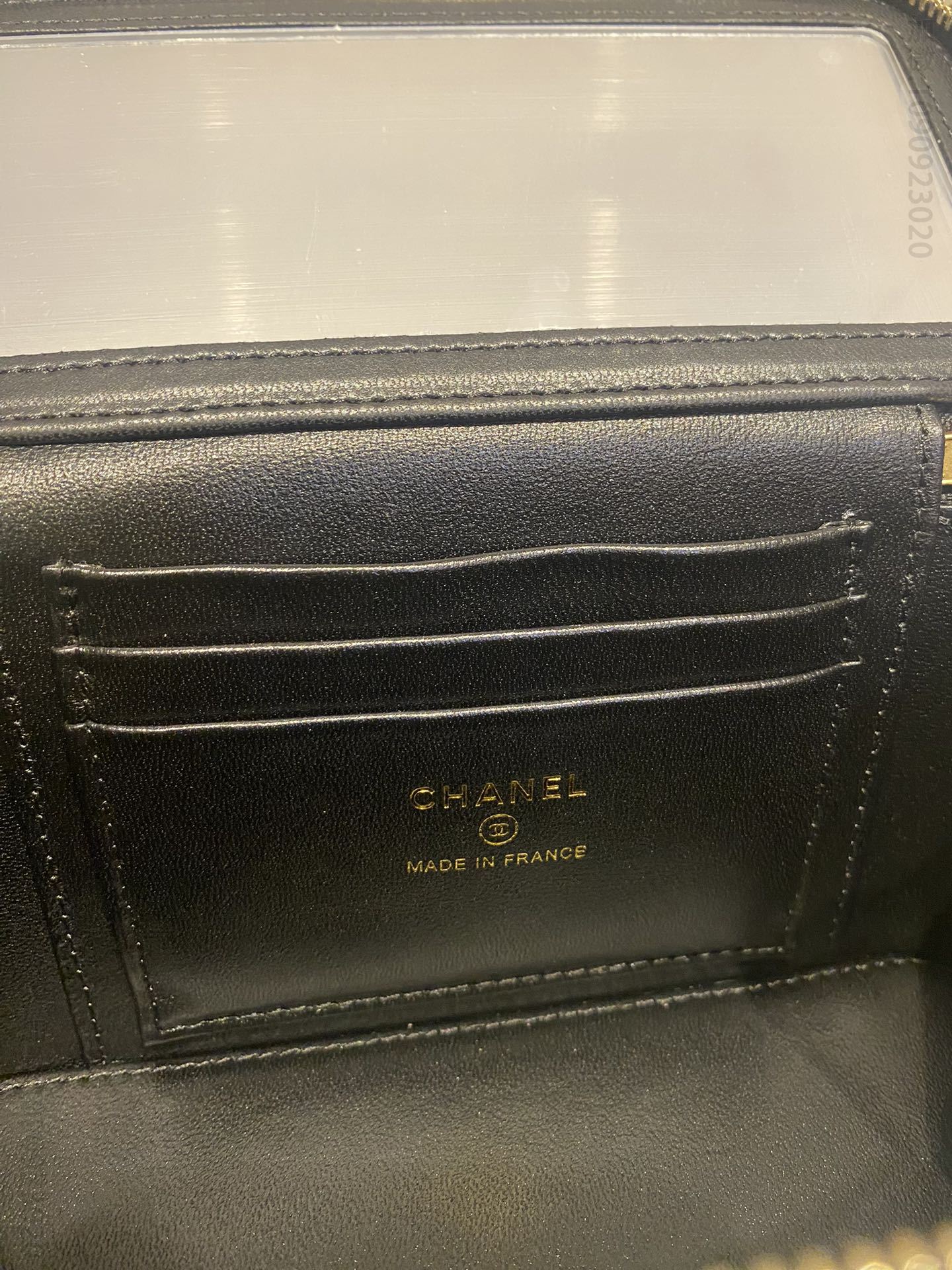 香奈儿化妆包 Chanel香奈儿小羊皮化妆包 23A新款 手柄WOC AP3383