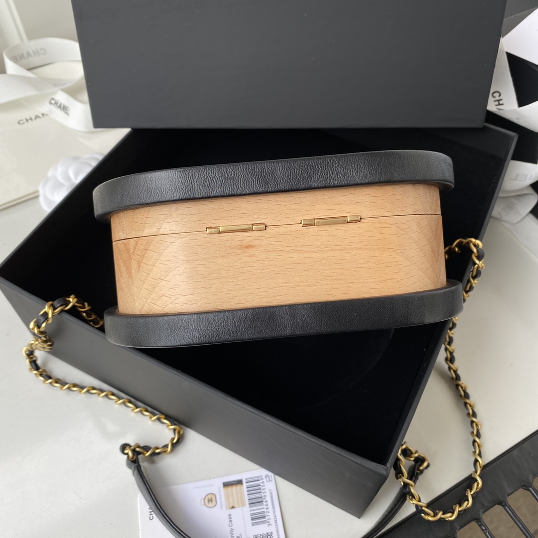 高仿香奈儿女包 Chanel 香奈儿圆盒子盒子包 限量款木头盒子包 