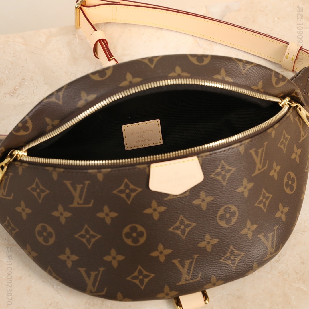 Lv老花腰包 M43644 Bumbag 爆款路易威登老花腰包 男女款胸包 M43644