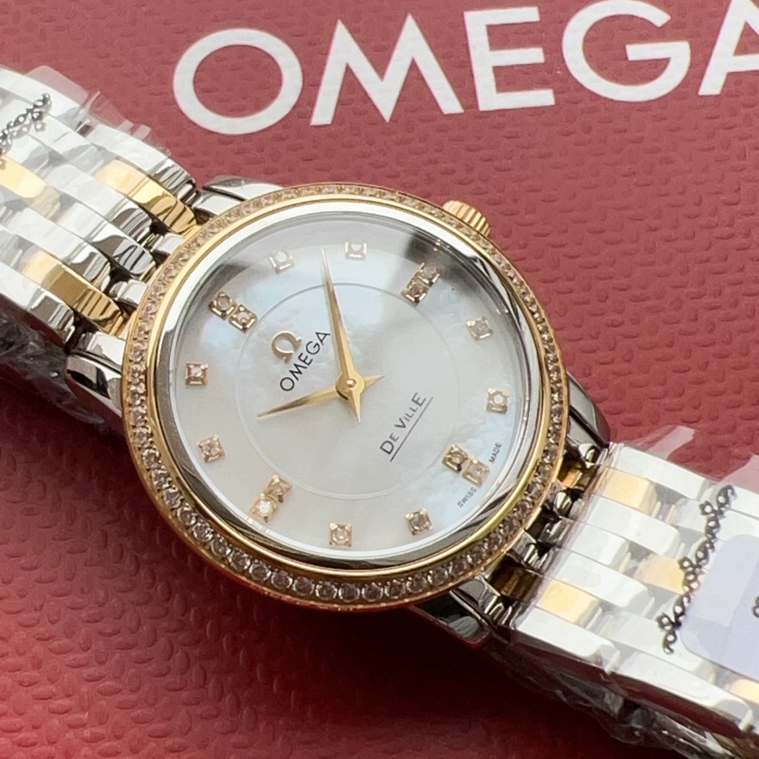 高仿欧米茄手表 市场最高版本(真钻 原装机) 新款欧米茄omega蝶飞女士腕表 