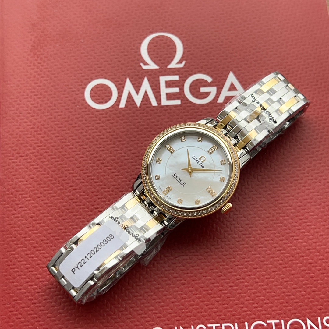 高仿欧米茄手表 市场最高版本(真钻 原装机) 新款欧米茄omega蝶飞女士腕表 