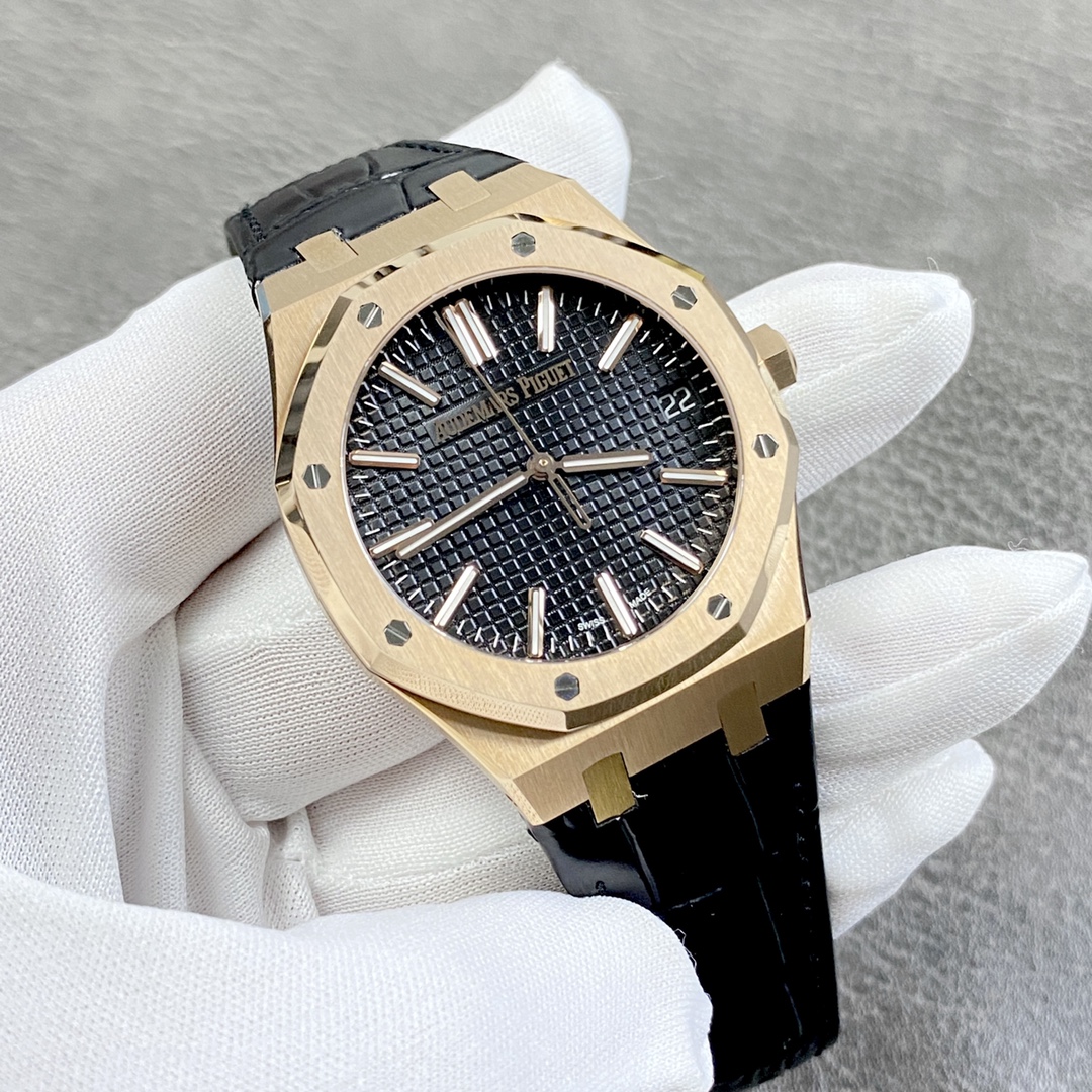 高仿爱彼手表 爱彼皇家橡树15510AP50周年特别版腕表 采用4302一体机芯 15510AP50