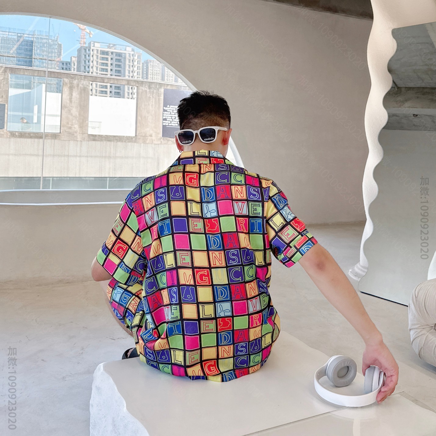 高仿古驰套装 2023短袖短裤情侣款套装 新款来袭 古驰GUCCI 高端家居服套装，男女同款 