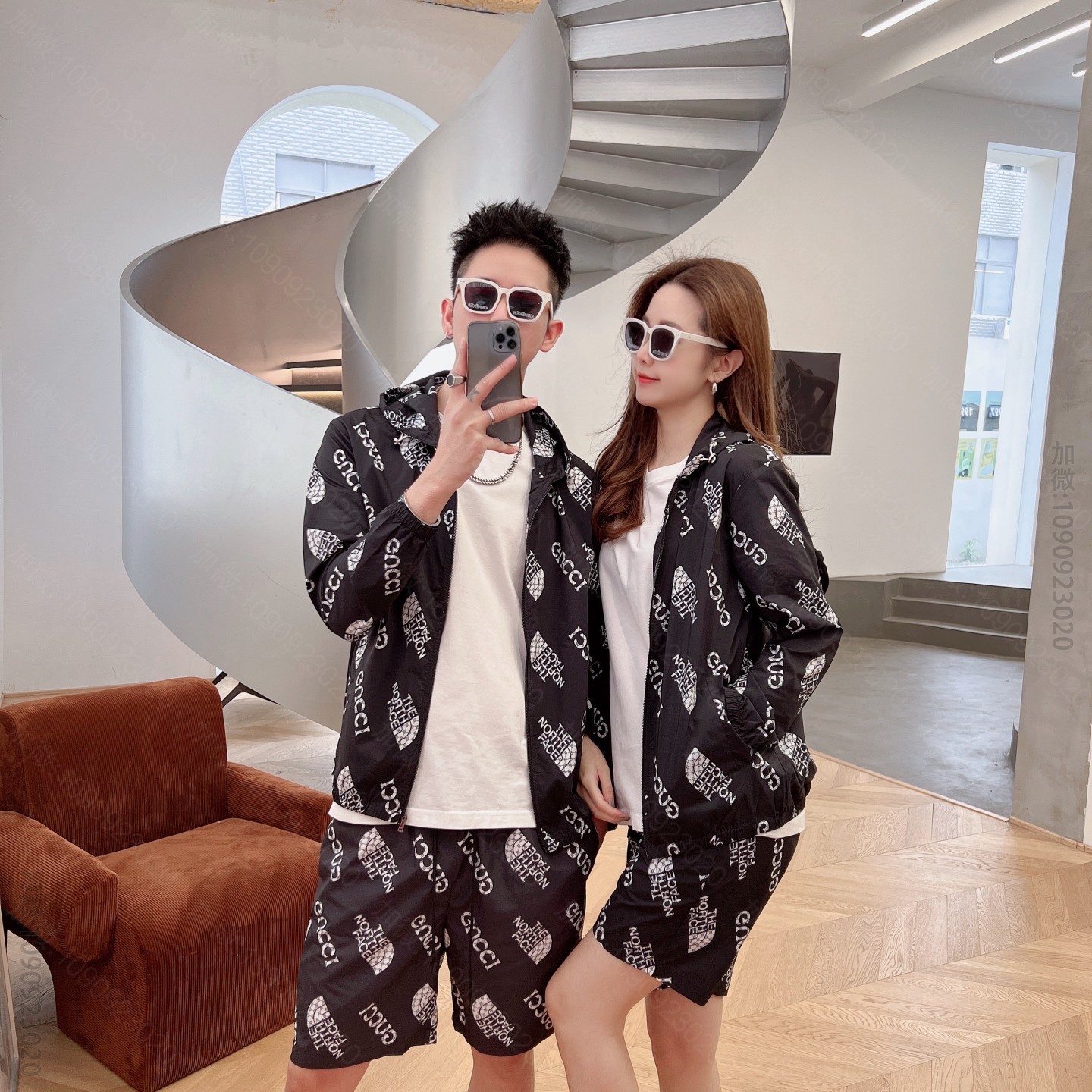 古驰情侣套装 GUCCI 全品系列订单款，强烈推荐，防晒衣情侣套装 
