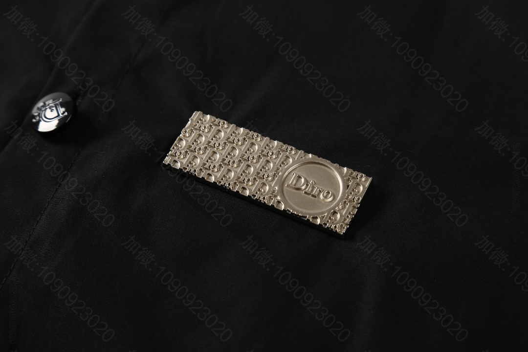 高仿迪奥衬衣 DIOR 迪奥23秋冬多工艺拼接老花长袖衬衫 