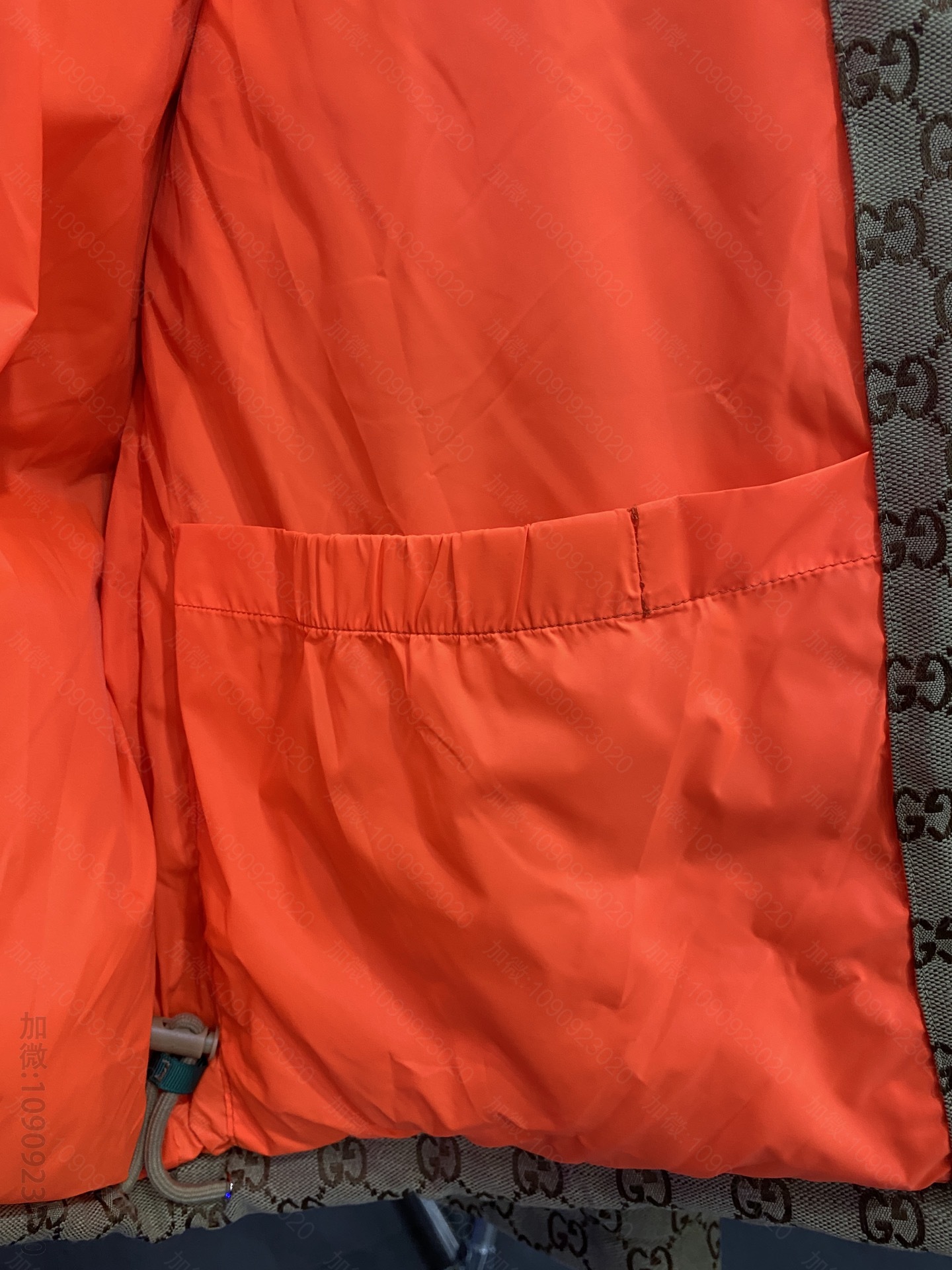 古驰男装羽绒服 Gucci 古驰GG帆布轰炸机夹克羽绒服 