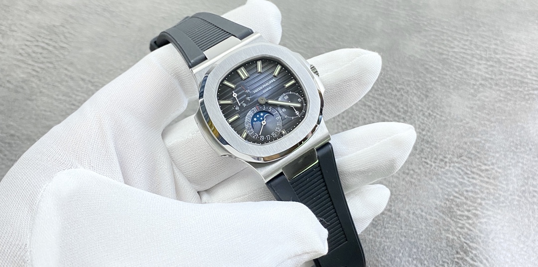 高仿百达翡丽手表 百达翡丽鹦鹉螺总裁PP5712GR系列腕表 V2版真动能机芯 