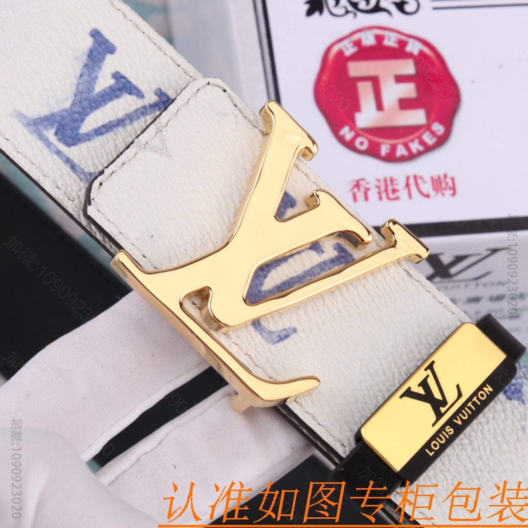 LV男士皮带 Louis Vuitton路易威登 原单牛皮腰带 
