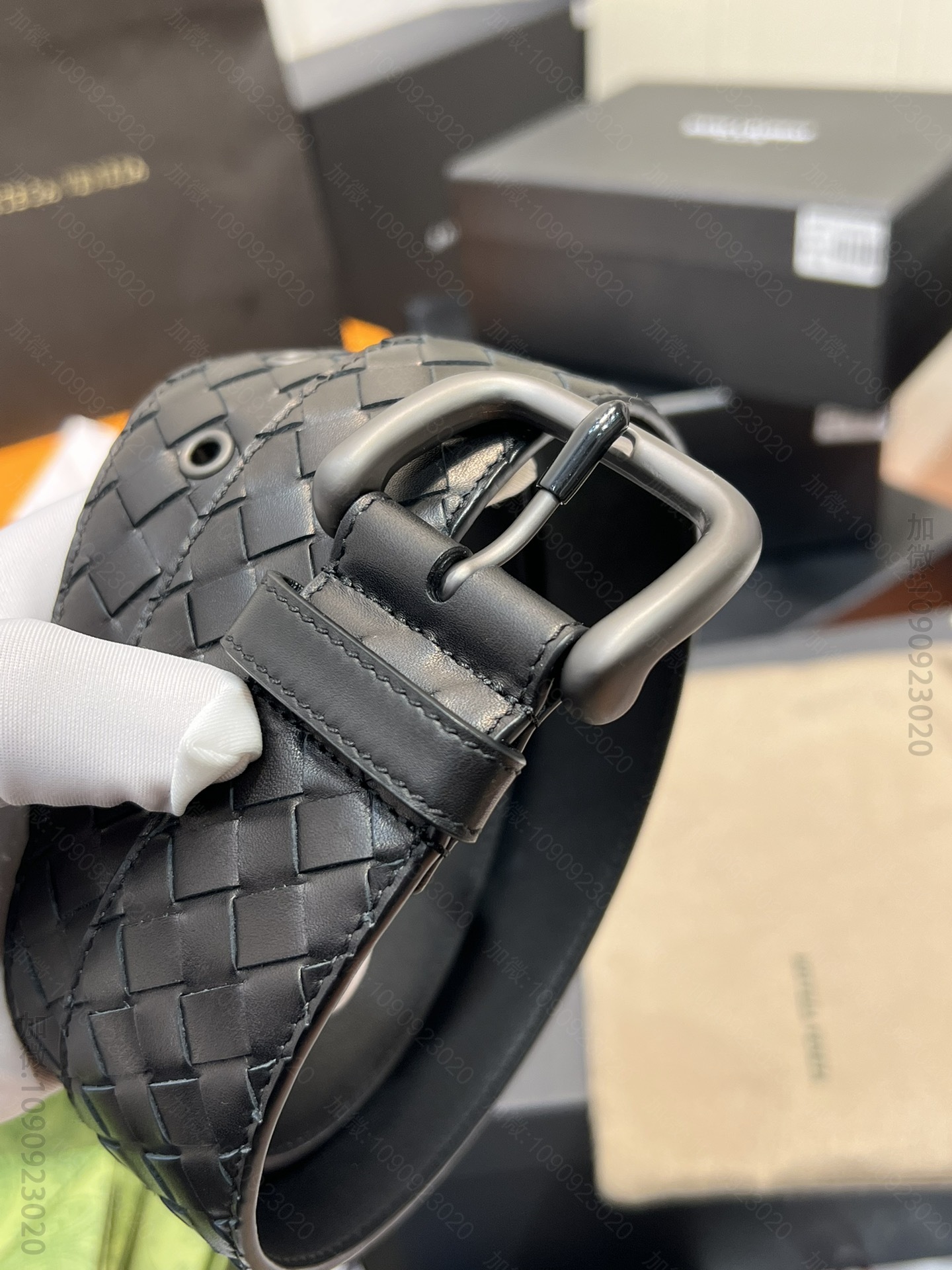 高仿BV皮带 Bottega Veneta BV编织腰带 BV男士皮带 