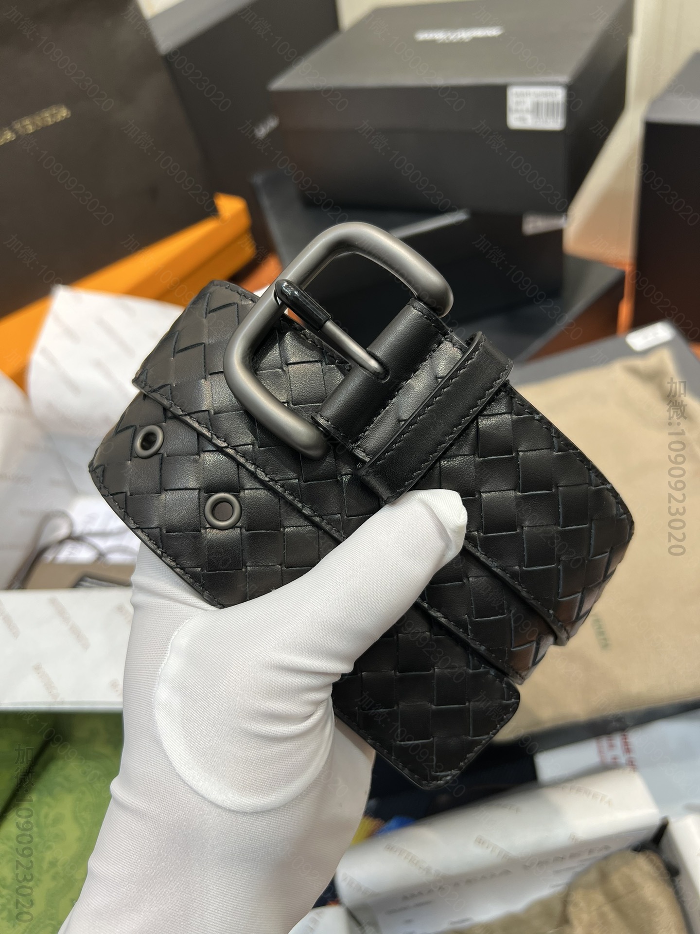 高仿BV皮带 Bottega Veneta BV编织腰带 BV男士皮带 