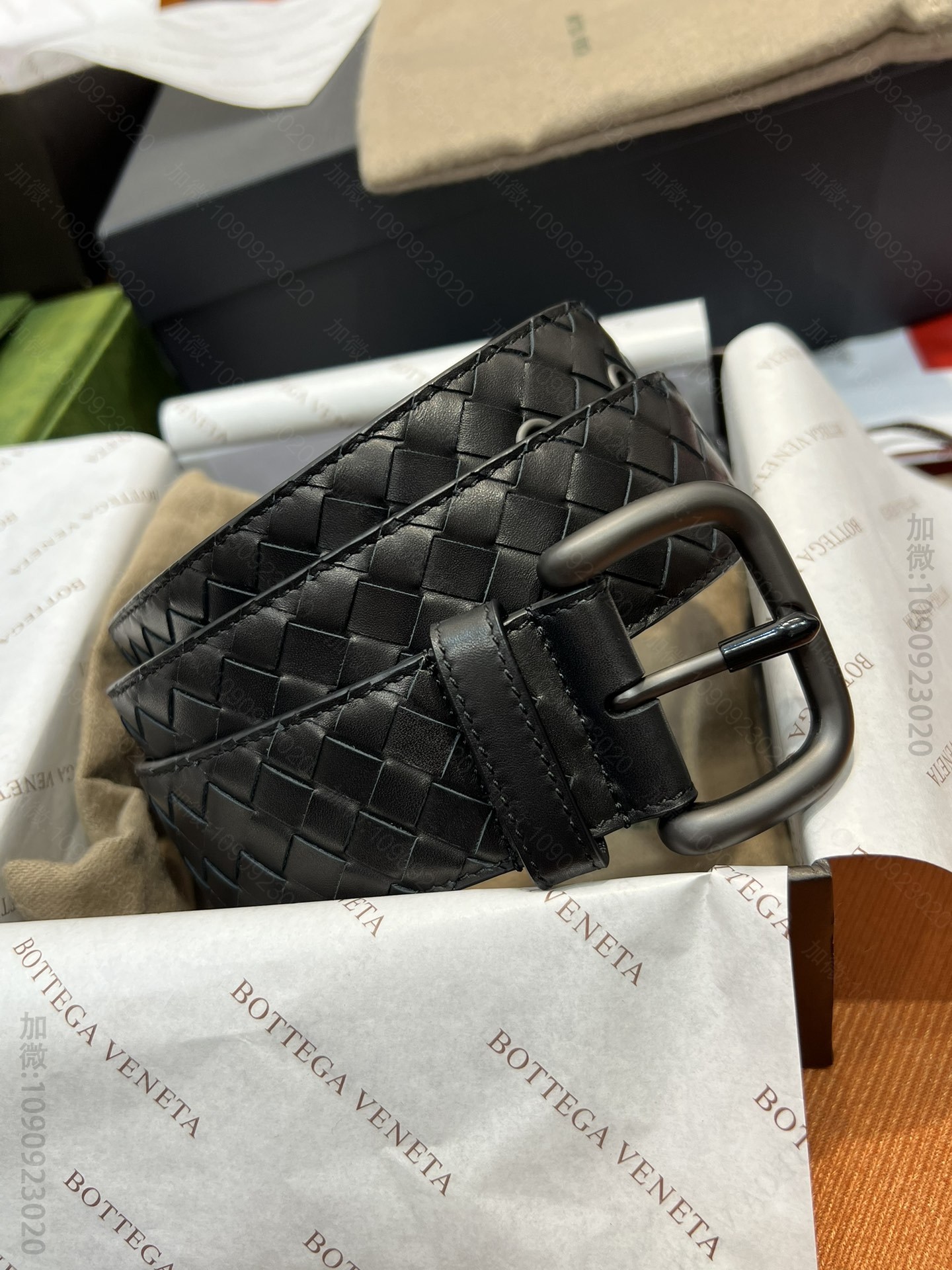 高仿BV皮带 Bottega Veneta BV编织腰带 BV男士皮带 