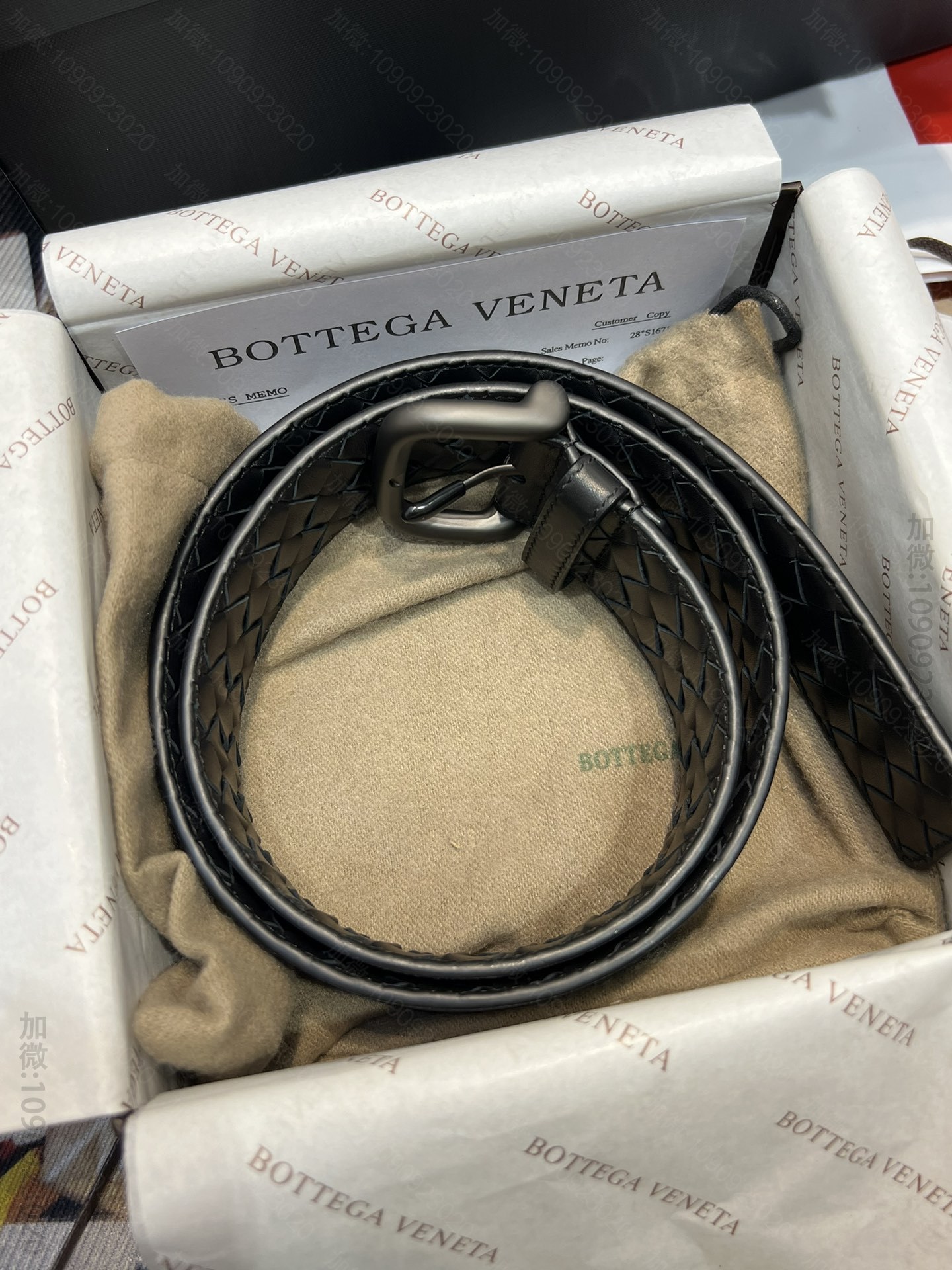 高仿BV皮带 Bottega Veneta BV编织腰带 BV男士皮带 