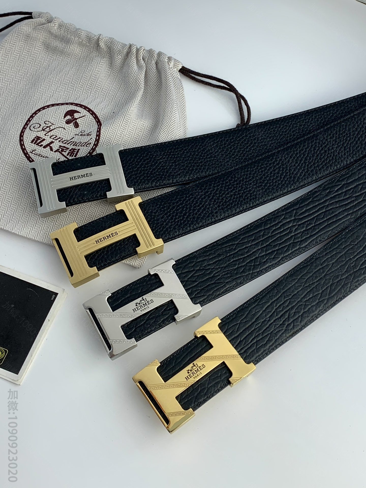 原单爱马仕皮带 Hermes 爱马仕原单大象纹黑色腰带 