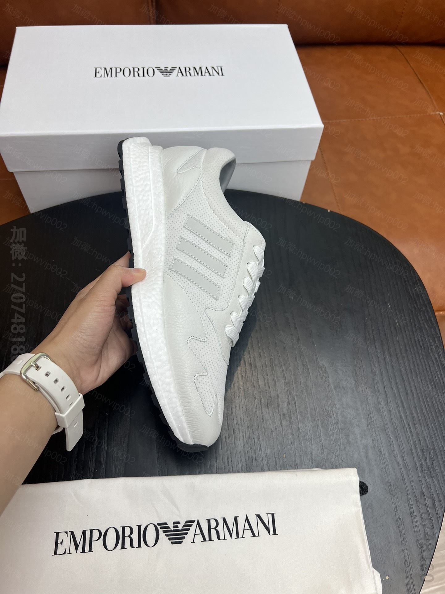 高仿阿玛尼男鞋 Armani 阿玛尼最新款男士休闲运动鞋 