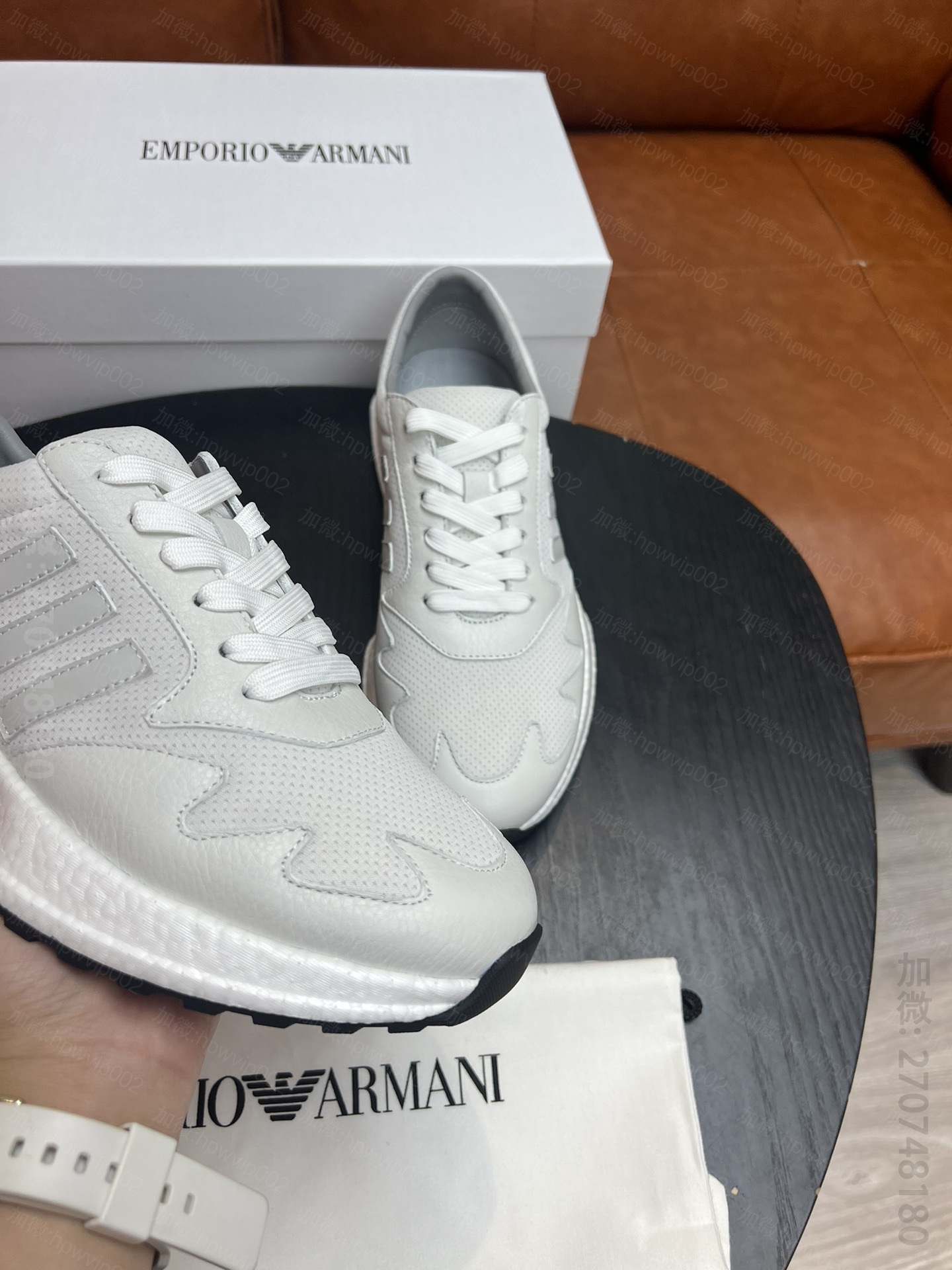 高仿阿玛尼男鞋 Armani 阿玛尼最新款男士休闲运动鞋 
