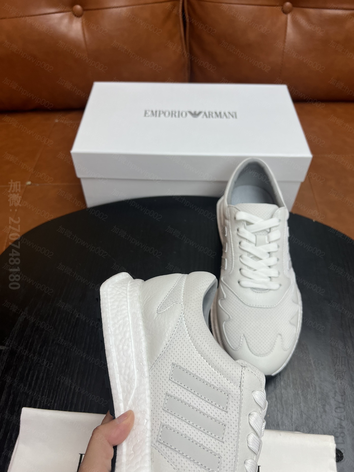 高仿阿玛尼男鞋 Armani 阿玛尼最新款男士休闲运动鞋 