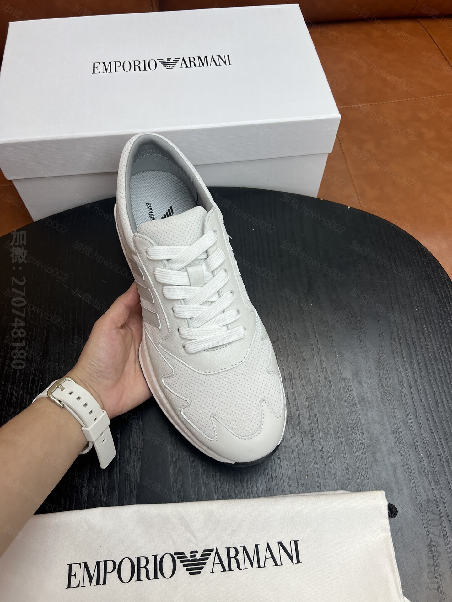 高仿阿玛尼男鞋 Armani 阿玛尼最新款男士休闲运动鞋 