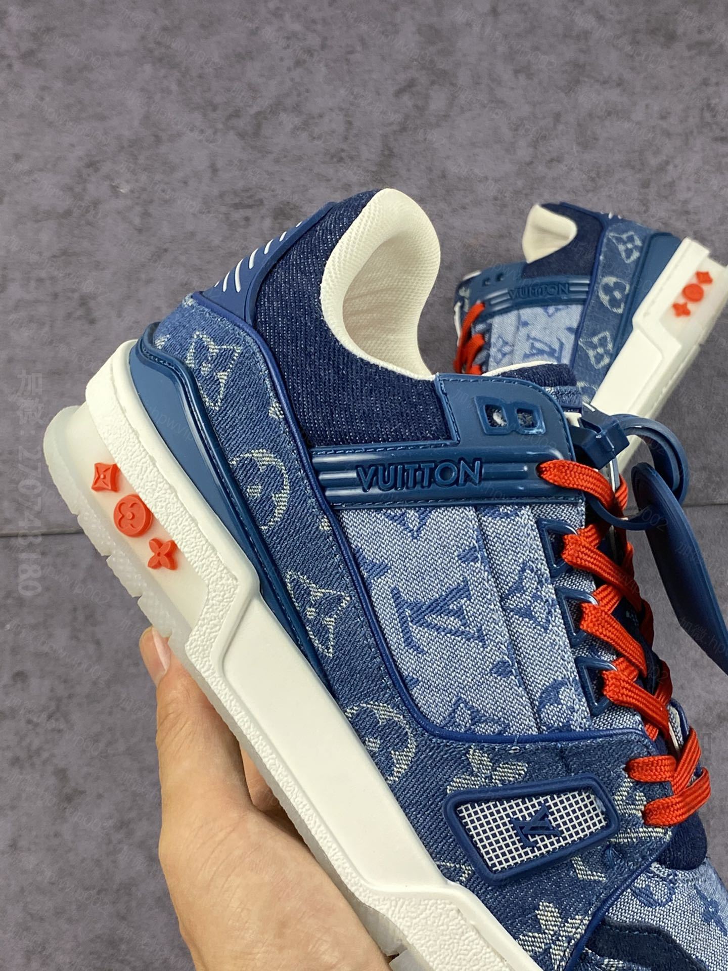 LV运动板鞋 路易威登Louis vuitton Trainer Sneaker Low休闲运动文化百搭篮球板鞋 