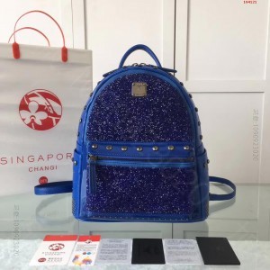 高端品质MCM经典造型可拆肩带设计双肩包 高仿MCM包包 精仿MCM女包 原...