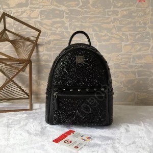 高端品质MCM经典造型可拆肩带设计双肩包 高仿MCM包包 精仿MCM女包 原版MCM女包 A货MCM女包 原单MCM女包