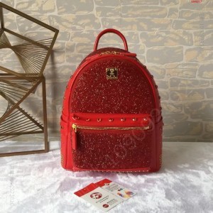 高端品质MCM经典造型可拆肩带设计双肩包 高仿MCM包包 精仿MCM女包 原版MCM女包 A货MCM女包 原单MCM女包