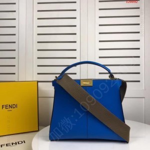 peekaboo（小牛皮配色内袋）春夏新款 高仿芬迪包包 精仿芬迪女包 原版芬迪女包 A货芬迪女包 原单芬迪女包