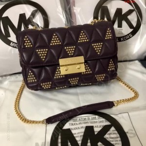 MichaelKors小香款菱格刺绣链 高仿MK包包 精仿MK女包 原版MK女包 A货MK女包 原单MK女包