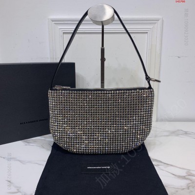 AlexanderWang钻钻小方包 高仿亚历山大包包 原单亚历山大女包