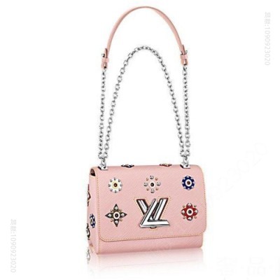 Twist中号手袋 LV铆钉链条女包 A货LV女包 路易威登包包 高仿LV