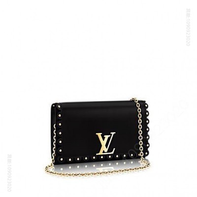 LOUISE中号手袋 LV链条包 A货LV女包 路易威登包包 高仿LV