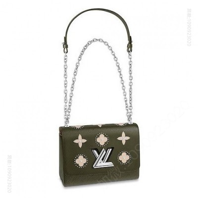 LVTwist中号手袋 LV链条包 A货LV女包 路易威登包包 高仿LV