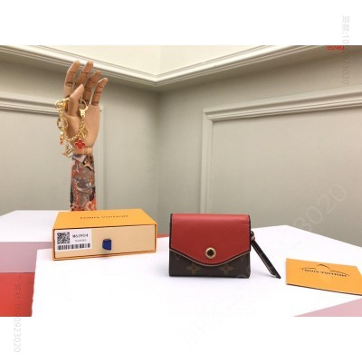 顶级原单大红Monogram 高仿LV女士钱包 精仿LV钱包 原版LV钱包 A货LV钱包 原单LV钱包