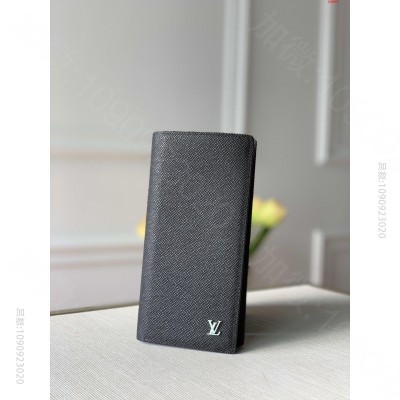 黑色选用软柔且耐磨 高仿LV男士钱包 精仿LV手包 原版LV钱包 A货LV钱...