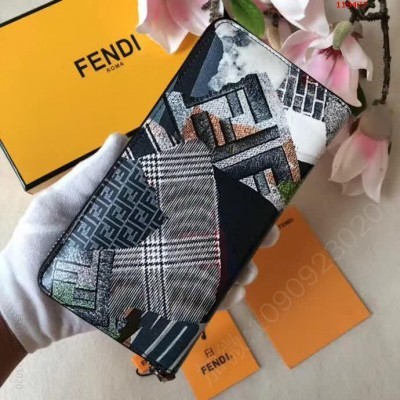 FENDI拉链钱包,高仿芬迪钱包 高仿芬迪女士钱包 精仿芬迪手抓包 原版芬迪钱夹 A货芬迪钱包 原单经典款芬迪钱包