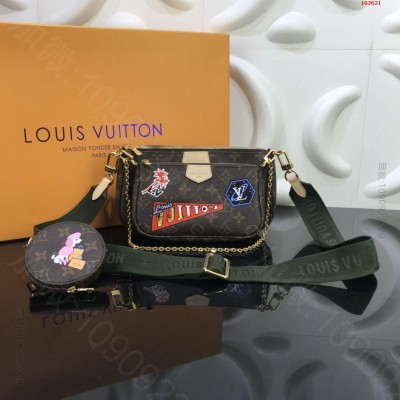 MiniPochetteAccessoires手拿包 LV零钱包 A货LV女...
