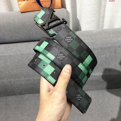 LV頂級原單品質寬度40毫米專櫃款號 高仿LV女士皮带 精仿LV皮带 原版L...