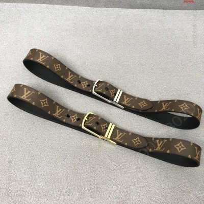 路易威登LOUISVUITTON海外原 高仿LV女士皮带 精仿LV皮带 原版LV皮带 A货LV皮带 原单经典款LV皮带