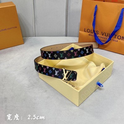 LV25MM女神腰帶編碼M9782這款 高仿LV男士腰带 精仿LV腰带 原版LV腰带 A货LV腰带 原单经典款LV腰带