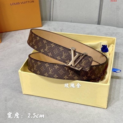 LV25MM女神腰帶編碼M9781即時 高仿LV女士腰带 精仿LV腰带 原版LV腰带 A货LV腰带 原单经典款LV腰带