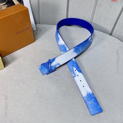 LV40MM全新風格男士雙面腰帶以經典 高仿LV女士腰带 精仿LV腰带 原版...