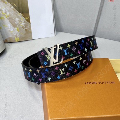 LV寬度35mmLOUISVUITTO 高仿路易威登皮带 精仿LV腰带 原版LV腰带 A货LV腰带 原单经典款LV腰带